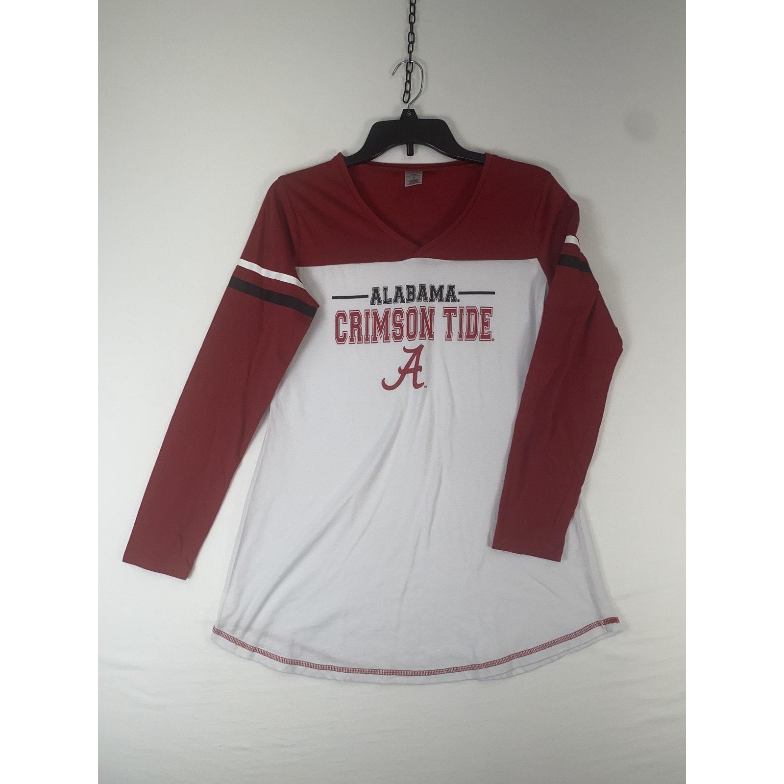 Alabama Crimson Tide Shirt Womens Medium Red Ncaa Football Sideline Apparel